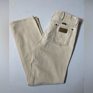 Wrangler Tan 34x32 Cowboy Cut Original Fit Western Dress Jeans *NEW*